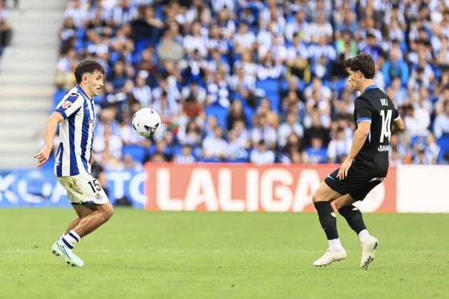 ESP: LaLiga EASports Real Sociedad - RC Deportivo La Coruna Pablo Marin of Real Sociedad during LaLiga EA Sports match between Real Sociedad - RC Deportivo played at Anoeta Stadium in Gipuzcoa on October 11, 2026 in Spain Spain Futbol Copyright: xAgenciaxLOFx