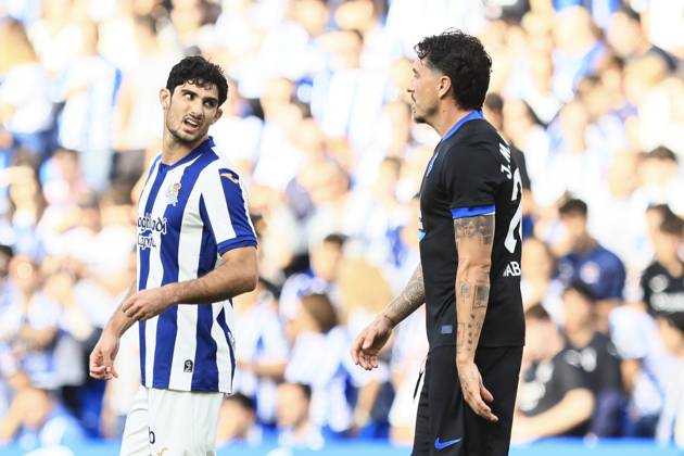 ESP: LaLiga EASports Real Sociedad - RC Deportivo La Coruna Goncalo Guedes of Real Sociedad during LaLiga EA Sports match between Real Sociedad - RC Deportivo played at Anoeta Stadium in Gipuzcoa on October 11, 2026 in Spain Spain Futbol Copyright: xAgenciaxLOFx