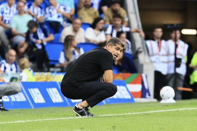 ESP: LaLiga EASports Real Sociedad - RC Deportivo La Coruna Antonio Hidalgo of RC Deportivo during LaLiga EA Sports match between Real Sociedad - RC Deportivo played at Anoeta Stadium in Gipuzcoa on October 11, 2026 in Spain Spain Futbol Copyright: xAgenciaxLOFx