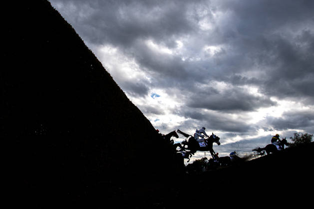 The 136th Grand Pardubice Steeplechase (6,900m), in Pardubice, Czech Republic, on October 11, 2026. The horses cross the Taxis Ditch. (CTKxPhoto DavidxTanecek) CTKPhotoP2026101105430 CTKPhotoP2026101105430