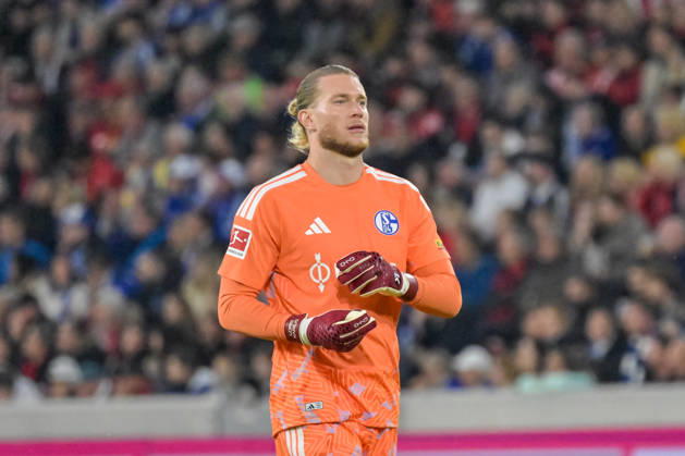 Loris Karius (FC Schalke 04, 01) GER, SC Freiburg vs Schalke 04, Fussball, Bundesliga, 5. Spieltag, Saison 2026 2027, 11.10.2026 DFL DFB REGULATIONS PROHIBIT ANY USE OF PHOTOGRAPHS AS IMAGE SEQUENCES AND OR QUASI-VIDEO GER, SC Freiburg vs Schalke 04, Fussball, Bundesliga, 5. Spieltag, Saison 2026 2027, 11.10.2026 Freiburg Copyright: xEibner-Pressefotox EP_THS