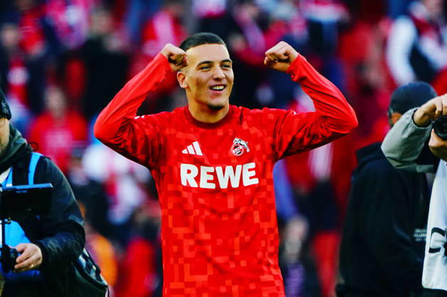 Köln, Fussball, 1.BL saison 2026 2027 1.FC Köln vs Borussia Mönchengladbach , 11.10.2026, Rheinenergiestadion Köln Said El Mala FC Köln , Aktion, Einzelbild,