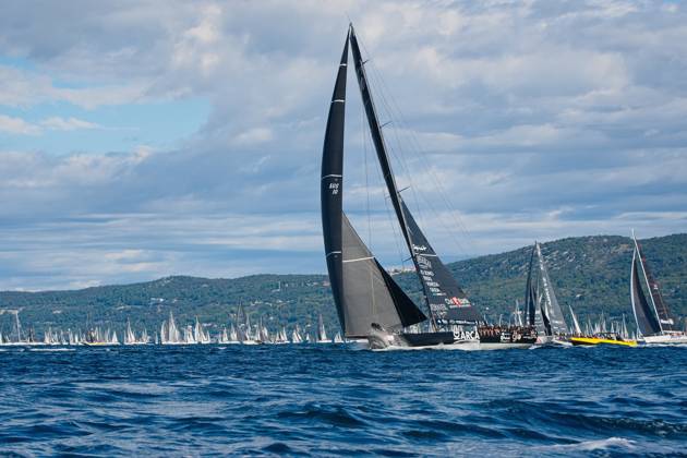 Barcolana international sailing regatta in Trieste, Italy, on October 11, 2026. Pictured is the winning sailboat, Arca. (CTKxPhoto PetrxMalina) CTKPhotoF202610110019001 CTKPhotoF202610110019001