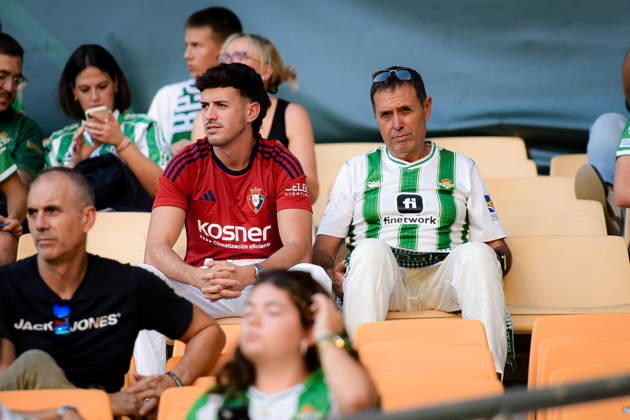ESP: LaLiga EA Sports Real Betis v CA Osasuna fan of real betis and osasuna during LaLiga EA Sports match between Real Betis v CA Osasuna played at Benito Villamarin Stadium, Seville on October 11 2026 in Spain Spain Soccer Copyright: xAgenciaxLOFx