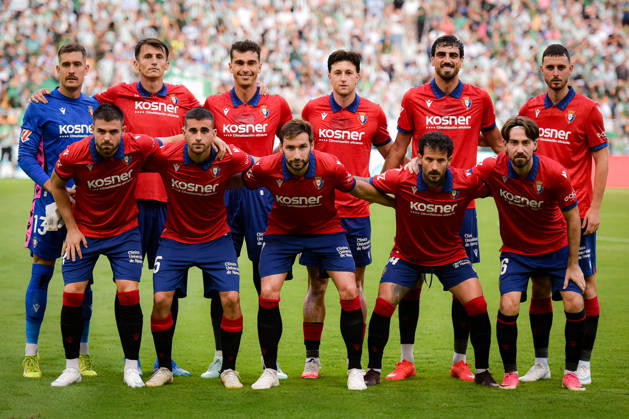 ESP: LaLiga EA Sports Real Betis v CA Osasuna squad of osasuna during LaLiga EA Sports match between Real Betis v CA Osasuna played at Benito Villamarin Stadium, Seville on October 11 2026 in Spain Spain Soccer Copyright: xAgenciaxLOFx