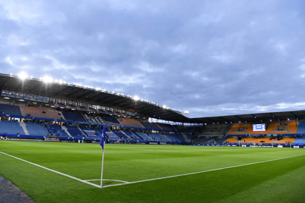 ESTAC Troyes v Olympique de Marseille - Ligue 1 McDonald s 2026 2027 General View of Stade de l Aube during Ligue 1 McDonald s match between Troyes and Marseille at Stade de l Aube on October 11, 2026 in Troyes, France. Troyes France Copyright: xEwenxGavetx 776573381