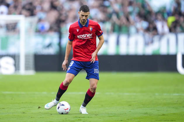 October 11, 2026, Sevilla, Sevilla, Spain: Raul Garcia of CA Osasuna in action during the Spanish league, LaLiga EA Sports, football match played between Real Betis and CA Osasuna at La Cartuja stadium on October 11, 2026, in Sevilla, Spain. Real Betis V CA Osasuna - LaLiga EA Sports - ZUMAa181 20261011_zaa_a181_196 Copyright: xJoaquinxCorcherox