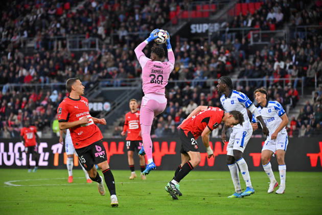 Stade Rennais FC v AJ Auxerre - Ligue 1 McDonald s 2026 2027 Brice SAMBA of Stade Rennais FC during Ligue 1 McDonald s match between Rennes and Auxerre at Roazhon Park on October 11, 2026 in Rennes, France. Rennes France  Copyright: xIconxSportx 776573388