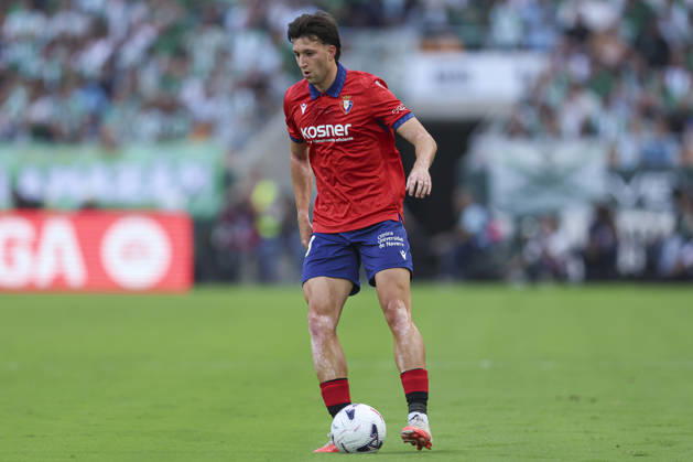 ESP: Real Betis - CA Osasuna. La Liga EA Sports. Matchday 8. Abel Bretones of CA Osasuna during the La Liga EA Sports match between Real Betis and CA Osasuna played at La Cartuja Stadium on Oct 11, 2026 in Sevilla, Spain. kpng Copyright: xAntonioxPozox xPRESSINPHOTOx AP_2627_BET_OSA_012