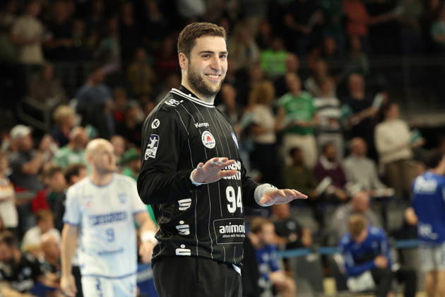 11.10.2026, xBHAx, Handball, Opel HBL, Saison 2026 2027, 1.HBL, Füchse Berlin - TBV Lemgo Lippe, Max-Schmeling-Halle: Domenico Ebner (TBV Lemgo Lippe, 94) Berlin Deutschkand