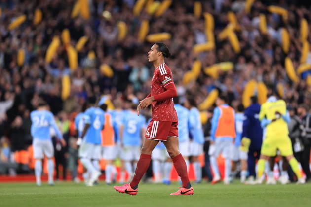 Liverpool v Manchester City 11th October 2026 - Premier League - Liverpool v Manchester City - Virgil van Dijk of Liverpool looks dejected - Photo: Simon Stacpoole Offside. Liverpool UK Copyright: xSimonxStacpoolexOffside