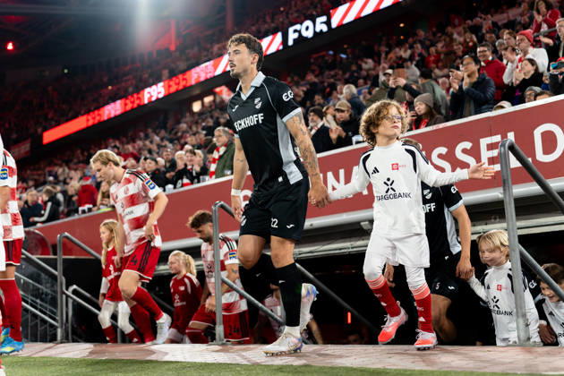 Deutschland: 3. Liga 2026 2027 Fortuna Düsseldorf vs. SC Verl 8. Spieltag 12.10.2026 Merkur Spiel-Arena (Nordrhein-Westfalen) Noah Konig (SC Verl, 22) Copyright: xCelinaxLeiersx