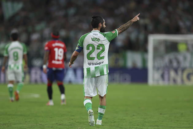ESP: Real Betis - CA Osasuna. La Liga EA Sports. Matchday 8. Isco Alarcon of Real Betis during the La Liga EA Sports match between Real Betis and CA Osasuna played at La Cartuja Stadium on Oct 11, 2026 in Sevilla, Spain. kpng Copyright: xAntonioxPozox xPRESSINPHOTOx AP_2627_BET_OSA_052