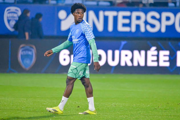 FOOTBALL : ESTAC Troyes vs Olympique de Marseille - Ligue 1 - Journà e 6 - 11 10 2026 Iron Gomis (ESTAC Troyes) TroyesFrance Copyright: xBaptistexAutissierx
