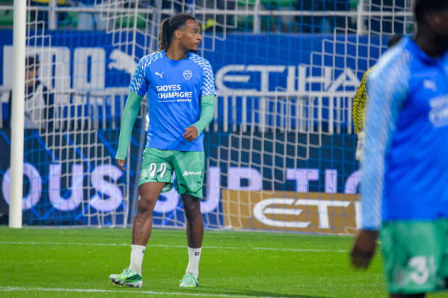 FOOTBALL : ESTAC Troyes vs Olympique de Marseille - Ligue 1 - Journà e 6 - 11 10 2026 Iron Gomis (ESTAC Troyes) TroyesFrance Copyright: xBaptistexAutissierx