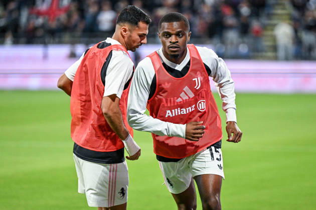 IPA89563646 - Pierre Kalulu of Juventus FC during the Cagliari Calcio vs. Juventus FC Italian Serie A soccer match in Cagliari, Italy, on October 11, 2026 Copyright: xLuigixCanu IPAxSportx xx IPA89563646