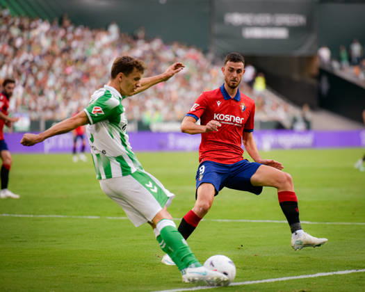 ESP: LaLiga EA Sports Real Betis v CA Osasuna Raul Garcia of Osasuna during LaLiga EA Sports match between Real Betis v CA Osasuna played at Benito Villamarin Stadium, Seville on October 11 2026 in Spain Spain Soccer Copyright: xAgenciaxLOFx