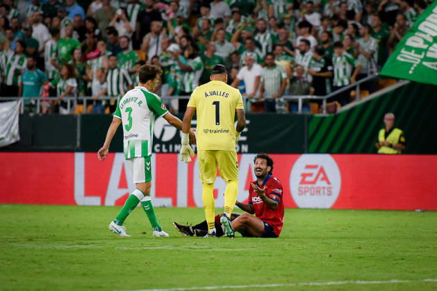 ESP: LaLiga EA Sports Real Betis v CA Osasuna Moi Gomez of Osasuna during LaLiga EA Sports match between Real Betis v CA Osasuna played at Benito Villamarin Stadium, Seville on October 11 2026 in Spain Spain Soccer Copyright: xAgenciaxLOFx