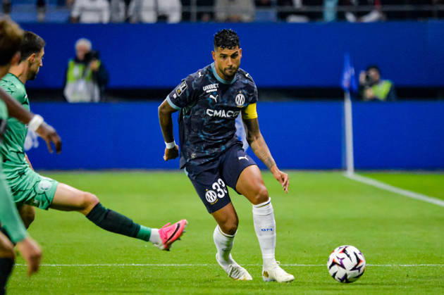 FOOTBALL : ESTAC Troyes vs Olympique de Marseille - Ligue 1 - JournÃ e 6 - 11 10 2026 Emerson (OM) TroyesFrance  Copyright: xBaptistexAutissierx
