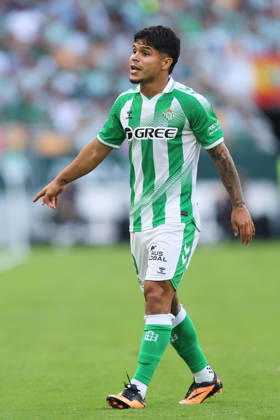 Real Betis and CA Osasuna - LaLiga EA Sports SEVILLA, SPAIN - OCTOBER 11: Cucho Hernandez of Real Betis reacts during the LaLiga EA Sports 2026 27 match between Real Betis and CA Osasuna at La Cartuja Stadium on October 11, 2026 in Sevilla, Spain. (Photo by Rafael Roman Photo Players Images Magara Press) Sevilla La Cartuja Stadium Spain Copyright: xRafaelxRomanx