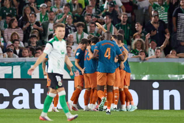 October 11, 2026, Santander, Cantabria, Spain: Jose Luis Garcia Pepelu of Valencia CF celebrates after scoring the team s first goal during the LaLiga EA Sports match between Real Racing Club de Santander and Valencia CF at Campos de de El Sardinero on October 11, 2026, in Santander, Spain. Santander Spain - ZUMAa181 20261011_zaa_a181_349 Copyright: xRicardoxLarreinax