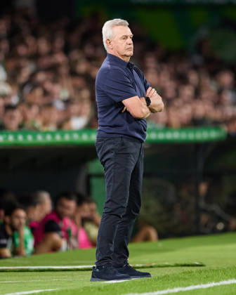 October 11, 2026, Santander, Cantabria, Spain: Javier Aguirre head coach of Valencia CF looks on during the LaLiga EA Sports match between Real Racing Club de Santander and Valencia CF at Campos de de El Sardinero on October 11, 2026, in Santander, Spain. Santander Spain - ZUMAa181 20261011_zaa_a181_350 Copyright: xRicardoxLarreinax