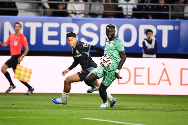 ESTAC Troyes v Olympique de Marseille - Ligue 1 McDonald s 2026 2027 Kelyann BEZAHAF of Olympique de Marseille and Mouhamed DIOP of Troyes during Ligue 1 McDonald s match between Troyes and Marseille at Stade de l Aube on October 11, 2026 in Troyes, France. Troyes France  Copyright: xEwenxGavetx 776573381