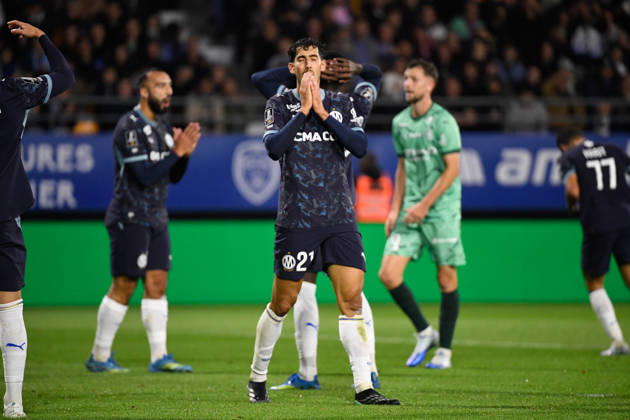 ESTAC Troyes v Olympique de Marseille - Ligue 1 McDonald s 2026 2027 Nayef AGUERD of Olympique de Marseille during Ligue 1 McDonald s match between Troyes and Marseille at Stade de l Aube on October 11, 2026 in Troyes, France. Troyes France  Copyright: xEwenxGavetx 776573381