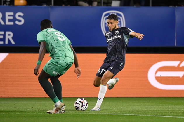 ESTAC Troyes v Olympique de Marseille - Ligue 1 McDonald s 2026 2027 Amine HARIT of Marseille during Ligue 1 McDonald s match between Troyes and Marseille at Stade de l Aube on October 11, 2026 in Troyes, France. Troyes France  Copyright: xEwenxGavetx 776573381