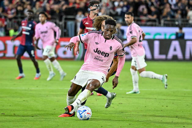 IPA89567051 - Jhon Lucumi of Juventus FC during the Cagliari Calcio vs. Juventus FC Italian Serie A soccer match in Cagliari, Italy, on October 11, 2026 Copyright: xLuigixCanu IPAxSportx xx IPA89567051