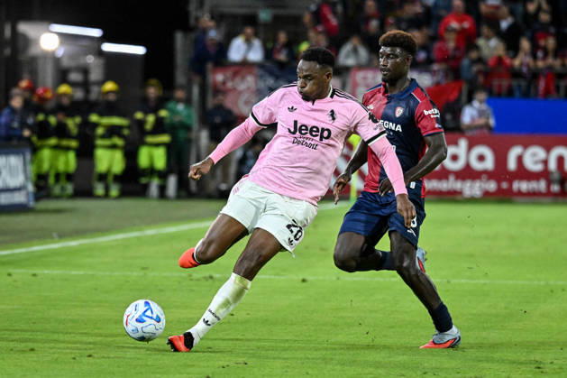 IPA89567040 - Jhon Lucumi of Juventus FC during the Cagliari Calcio vs. Juventus FC Italian Serie A soccer match in Cagliari, Italy, on October 11, 2026  Copyright: xLuigixCanu IPAxSportx xx IPA89567040