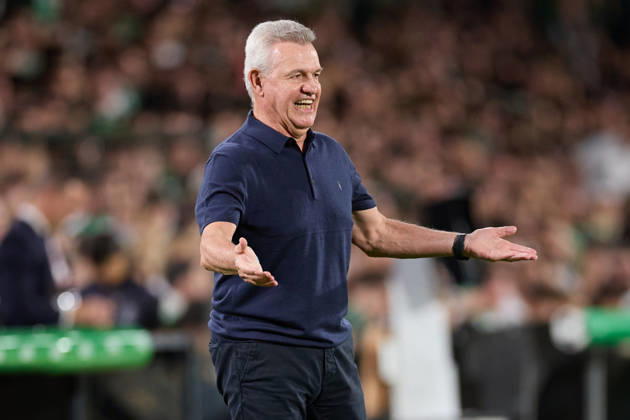 October 11, 2026, Santander, Cantabria, Spain: Javier Aguirre head coach of Valencia CF reacts during the LaLiga EA Sports match between Real Racing Club de Santander and Valencia CF at Campos de de El Sardinero on October 11, 2026, in Santander, Spain. Real Racing Club De Santander V Valencia CF - LaLiga EA Sports  - ZUMAa181 20261011_zaa_a181_366 Copyright: xRicardoxLarreinax