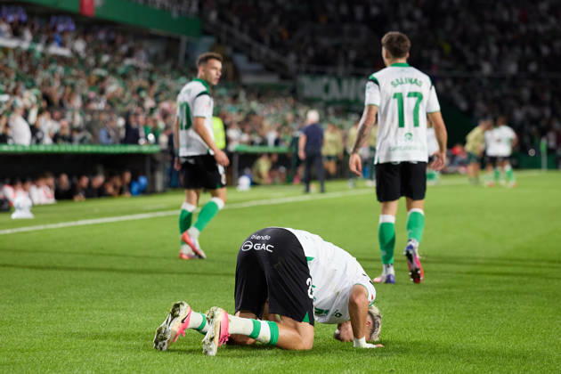 October 11, 2026, Santander, Cantabria, Spain: Yassir Zabiri of Real Racing Club de Santander celebrates after scoring the team s first goal during the LaLiga EA Sports match between Real Racing Club de Santander and Valencia CF at Campos de de El Sardinero on October 11, 2026, in Santander, Spain. Real Racing Club De Santander V Valencia CF - LaLiga EA Sports  - ZUMAa181 20261011_zaa_a181_369 Copyright: xRicardoxLarreinax