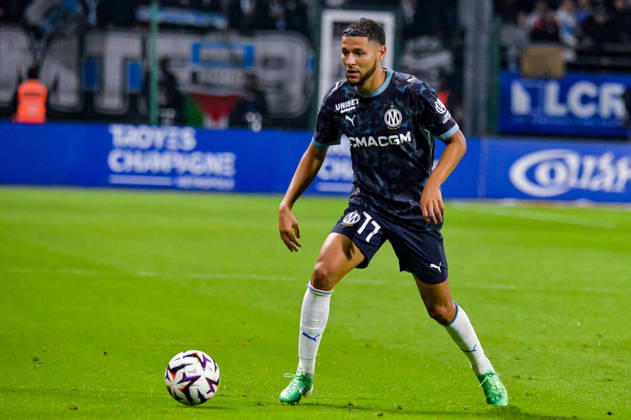 FOOTBALL : ESTAC Troyes vs Olympique de Marseille - Ligue 1 - JournÃ e 6 - 11 10 2026 Amine Harit (OM) TroyesFrance  Copyright: xBaptistexAutissierx