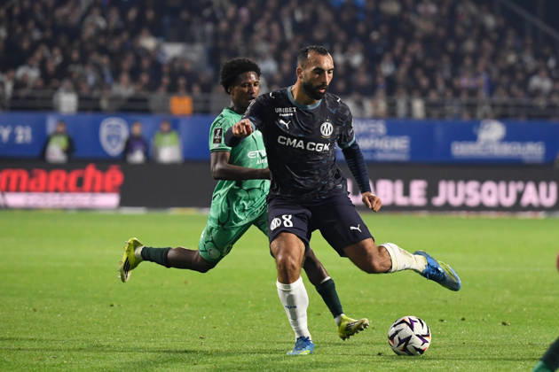ESTAC Troyes v Olympique de Marseille - Ligue 1 McDonald s 2026 2027 Himad ABDELLI of Marseille during Ligue 1 McDonald s match between Troyes and Marseille at Stade de l Aube on October 11, 2026 in Troyes, France. Troyes France  Copyright: xEwenxGavetx 776573381