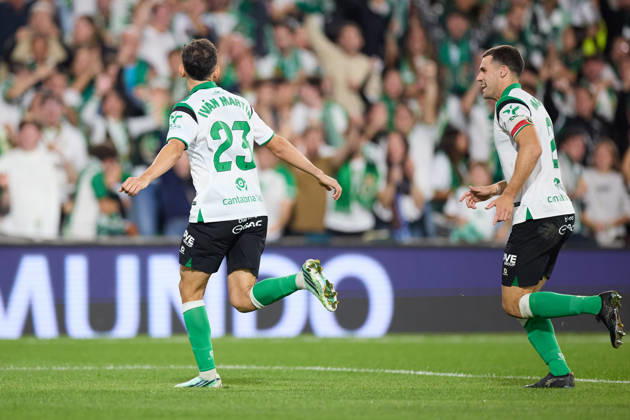 October 11, 2026, Santander, Cantabria, Spain: Ivan Martin of Real Racing Club de Santander celebrates after scoring the team s second goal during the LaLiga EA Sports match between Real Racing Club de Santander and Valencia CF at Campos de de El Sardinero on October 11, 2026, in Santander, Spain. Santander Spain - ZUMAa181 20261011_zaa_a181_374 Copyright: xRicardoxLarreinax