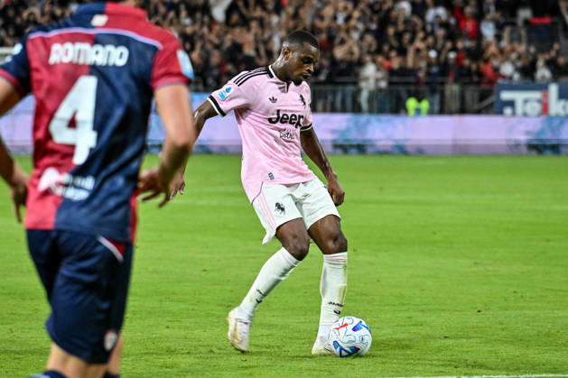 IPA89568890 - Pierre Kalulu of Juventus FC during the Cagliari Calcio vs. Juventus FC Italian Serie A soccer match in Cagliari, Italy, on October 11, 2026 Copyright: xLuigixCanu IPAxSportx xx IPA89568890