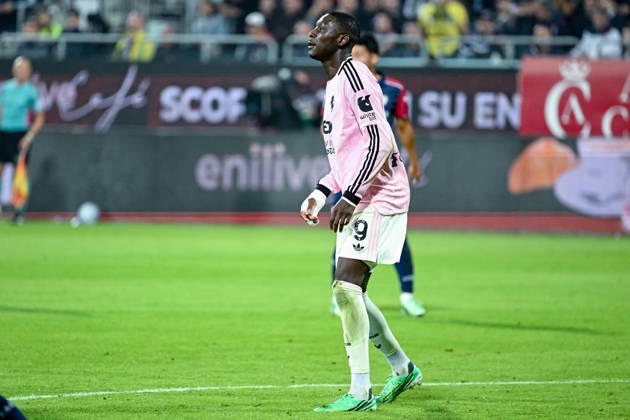 Juventus s Randal Kolo Muani in action during the Serie A soccer match between Cagliari Calcio and Juventus at the Unipol Domus in Cagliari, Sardinia - Sunday 11th october 2026. - Soccer Copyright: xGianlucaxZuddas LaPressex