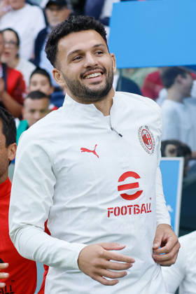 IPA89572503 - Milan s Goncalo Ramos during the US Sassuolo vs. AC Milan Italian Serie A soccer match in Reggio Emilia, Italy, on October 11, 2026 Copyright: xLucaxDiliberto IPAxSportx xx IPA89572503