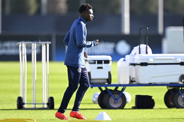 Inter Milan v Club Brugge - UEFA Champions League Media Activities 12 10 2026 WESTKAPELLE, BELGIUM - OCTOBER 12 : Diakhon Mamadou forward of Club Brugge pictured during a training session ahead of the UEFA Champions League 2026 27 League Phase matchday 2 match between Inter Milan and Club Brugge on October 12, 2026 in Westkapelle, Belgium, 12 10 2026 Westkapelle Belgium  Copyright: xTomasxSiskx