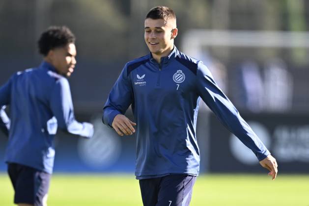 Inter Milan v Club Brugge - UEFA Champions League Media Activities 12 10 2026 WESTKAPELLE, BELGIUM - OCTOBER 12 : Tresoldi Nicolo forward of Club Brugge pictured during a training session ahead of the UEFA Champions League 2026 27 League Phase matchday 2 match between Inter Milan and Club Brugge on October 12, 2026 in Westkapelle, Belgium, 12 10 2026 Westkapelle Belgium  Copyright: xTomasxSiskx
