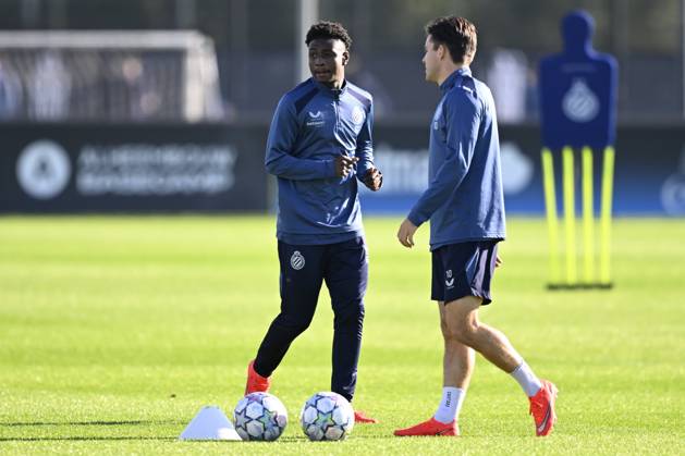 Inter Milan v Club Brugge - UEFA Champions League Media Activities 12 10 2026 WESTKAPELLE, BELGIUM - OCTOBER 12 : Diakhon Mamadou forward of Club Brugge pictured during a training session ahead of the UEFA Champions League 2026 27 League Phase matchday 2 match between Inter Milan and Club Brugge on October 12, 2026 in Westkapelle, Belgium, 12 10 2026 Westkapelle Belgium  Copyright: xTomasxSiskx