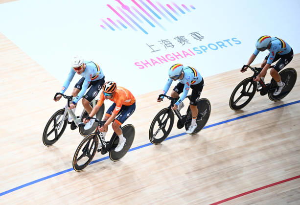 Tissot UCI 2026 Track World Championships Picture by Simon Wilkinson SWpix.com - 12 10 2026 - Track cycling, Rad, Radsport, Bahnrad, Bahn - Tissot UCI 2026 Track World Championships - Chongming- Shanghai Velodrome, Shanghai, China - track training , practice, previews, The Netherlands and Belgium Chongming, Shanghai China Copyright: x xSWpix.comx(t axPhotographyxHubxLtd)xSimonxWilkinson SWpix.comx SWP-3030-24742