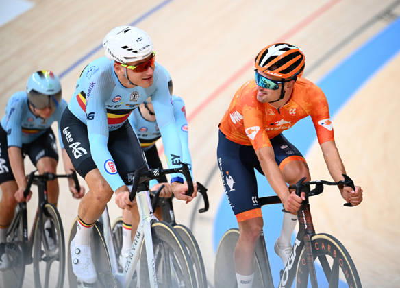 Tissot UCI 2026 Track World Championships Picture by Simon Wilkinson SWpix.com - 12 10 2026 - Track cycling, Rad, Radsport, Bahnrad, Bahn - Tissot UCI 2026 Track World Championships - Chongming- Shanghai Velodrome, Shanghai, China - track training , practice, previews, The Netherlands and Belgium Chongming, Shanghai China Copyright: x xSWpix.comx(t axPhotographyxHubxLtd)xSimonxWilkinson SWpix.comx SWP-3030-24745