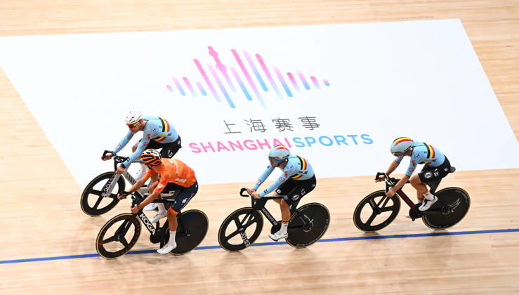Tissot UCI 2026 Track World Championships Picture by Simon Wilkinson SWpix.com - 12 10 2026 - Track cycling, Rad, Radsport, Bahnrad, Bahn - Tissot UCI 2026 Track World Championships - Chongming- Shanghai Velodrome, Shanghai, China - track training , practice, previews, The Netherlands and Belgium Chongming, Shanghai China Copyright: x xSWpix.comx(t axPhotographyxHubxLtd)xSimonxWilkinson SWpix.comx SWP-3030-24754
