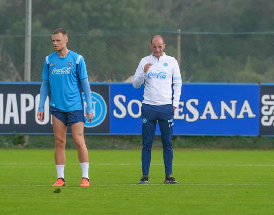 October 12, 2026, Castelvolturno, Campania, ITALIA: Massimiliano Allegri Head Coach of SSC Napoli During the pre-match training session for the Champions League game between Villarreal and Napoli at Castelvolturno on October 12, 2026. Castelvolturno ITALIA - ZUMAs236 20261012_aap_s236_012 Copyright: xFabioxSassox