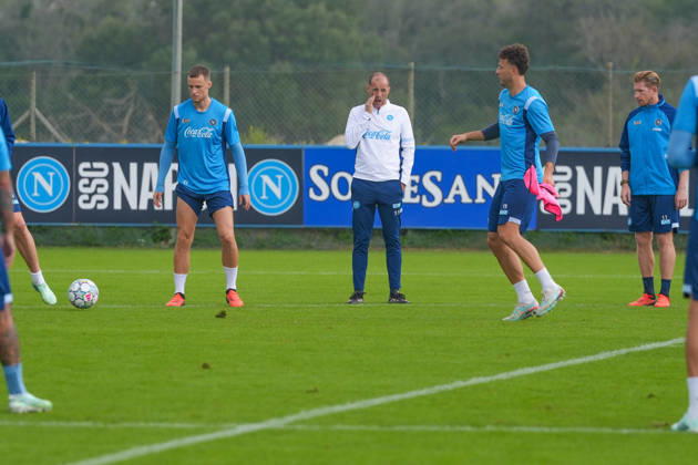 October 12, 2026, Castelvolturno, Campania, ITALIA: Massimiliano Allegri Head Coach of SSC Napoli During the pre-match training session for the Champions League game between Villarreal and Napoli at Castelvolturno on October 12, 2026. Castelvolturno ITALIA - ZUMAs236 20261012_aap_s236_016 Copyright: xFabioxSassox