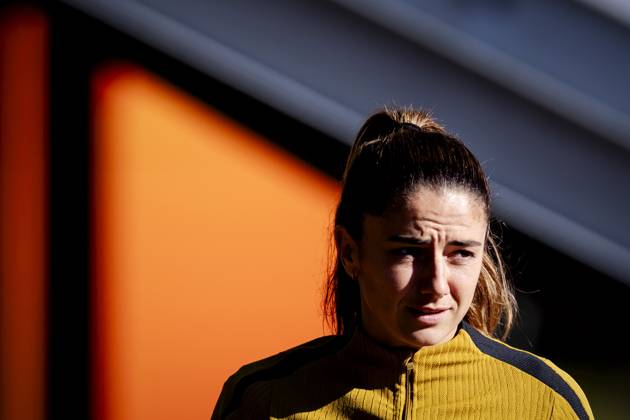 ZEIST - DaniÃ«lle van de Donk during a training session of the Dutch women s football team in preparation for the World Cup qualifying match against Hungary. ROBIN VAN LONKHUIJSEN ANP xVIxANPxSportx xxANPxIVx 572226782 originalFilename: 572226782.jpg