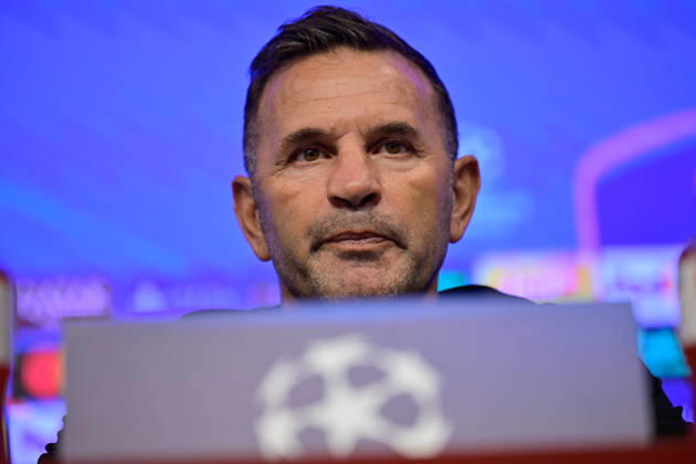 Ahead of Galatasaray v Barcelona - UEFA Champions League ISTANBUL, TURKIYE - OCTOBER 12: Galatasaray head coach Okan Buruk speaks during a press conference, PK, Pressekonferenz at the Kemerburgaz Metin Oktay Training Facilities in Istanbul, Turkiye, on October 12, 2026, ahead of the UEFA Champions League Matchday 2 clash between Galatasaray and Barcelona. Cem Tekkesinoglu Anadolu Istanbul Turkey. Editorial use only. Please get in touch for any other usage. Copyright: x2026xAnadoluxCemxTekkesinoglux