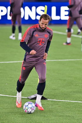 STAVANGER, NORWAY; 12. OCTOBER: picture of the Team from Munich at the final Trainings session before the Champions League Match between Viking FK vs. FC Bayern Munich at Matchday 2 at Lyse Arena Harry KANE (FC Bayern Munich 9) Copyright: xBEAUTIFULxSPORTS Goldbergx